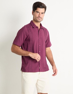 Guayabera Manga Corta Costavana Para Hombre