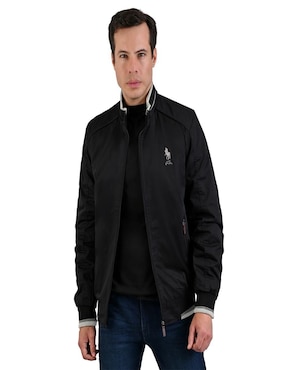 Chamarra casual HPC Polo con bolsillos para hombre