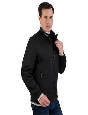 Chamarra casual HPC Polo con bolsillos para hombre