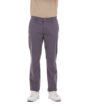 Pantalón Straight Ferrioni De Algodón Para Hombre