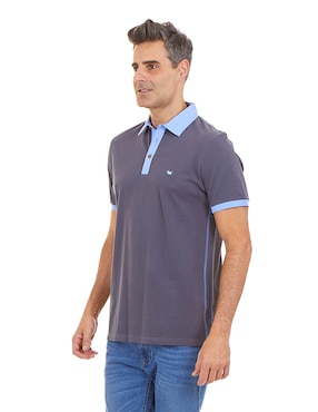 Playera Tipo Polo Ferrioni Columba Para Hombre