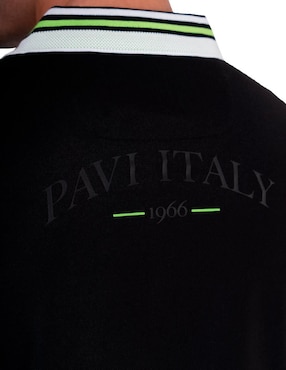 Playera tipo polo Pavi Italy 05-3081N para hombre