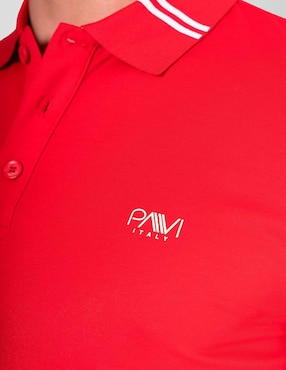 Playera tipo polo Pavi Italy 05-3086R para hombre