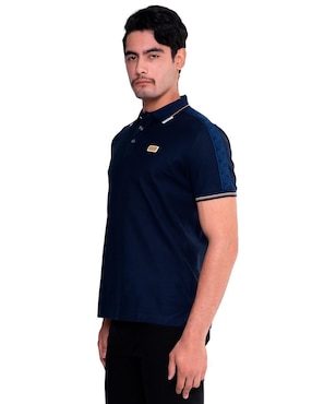 Playera tipo polo Pavi Italy 05-3101AZ para hombre