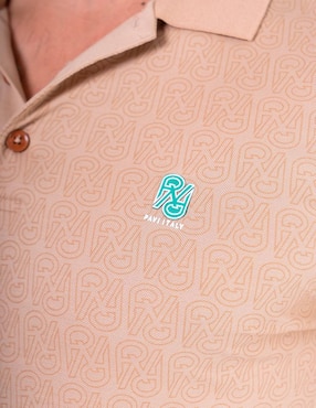 Playera tipo polo Pavi Italy 05-3085BE para hombre