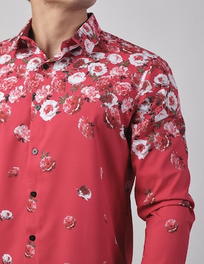 Camisa casual Benziny de algodón manga larga para hombre