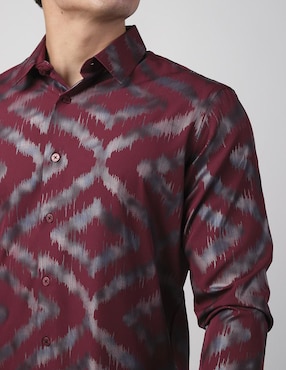 Camisa casual Benziny de algodón manga larga para hombre