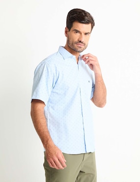 Camisa Casual Manchester Manga Corta Para Hombre