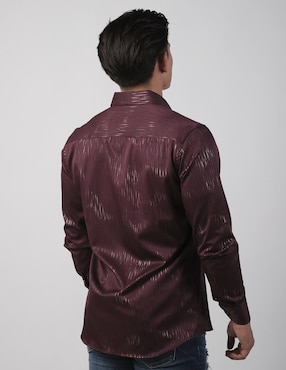 Camisa casual Benziny de algodón manga larga para hombre