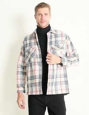 Sobrecamisa Casual Regent Street De Algodón Manga Larga Para Hombre