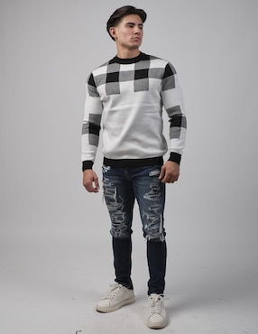 Suéter Moderno cuello redondo para hombre