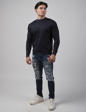Suéter Moderno cuello redondo para hombre