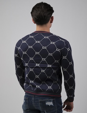 Suéter Moderno cuello redondo para hombre