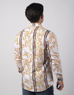 Camisa casual Benziny manga larga para hombre