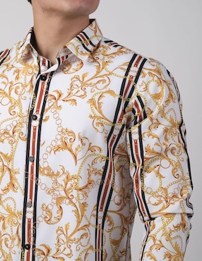 Camisa casual Benziny manga larga para hombre