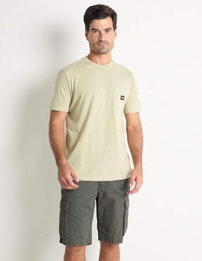 Playera Caterpillar Cuello Redondo Para Hombre