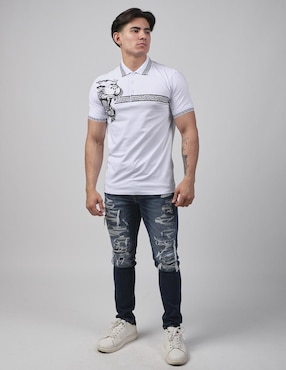 Playera tipo polo Pavini para hombre