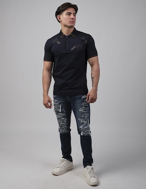 Playera tipo polo Pavini para hombre