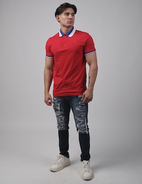 Playera tipo polo Pavini para hombre