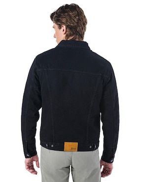 Chamarra casual Oggi Jeans con bolsillos para hombre