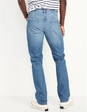 Jeans straight Old Navy lavado claro para hombre