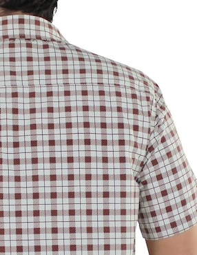 Camisa casual Breton manga corta para hombre