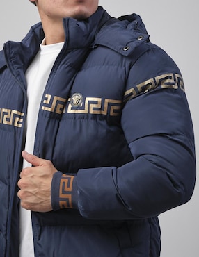 Chamarra casual Moderno con capucha para hombre