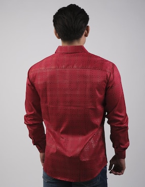 Camisa casual Pavini manga larga para hombre