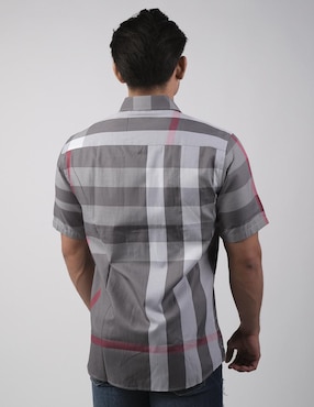 Camisa casual Benziny de algodón manga corta para hombre