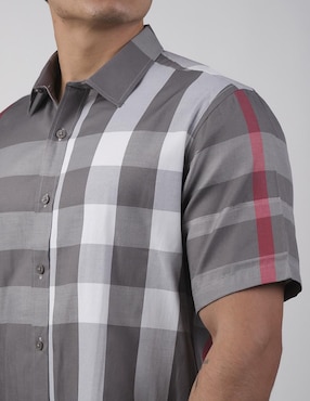 Camisa casual Benziny de algodón manga corta para hombre