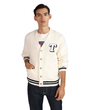 Suéter Tommy Jeans Cuello V Para Hombre