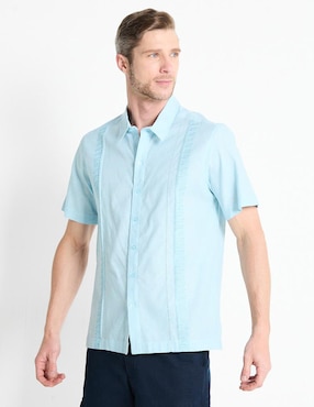 Guayabera Manga Corta Ábito Para Hombre