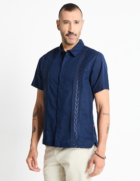 Guayabera Manga Corta Costavana Para Hombre