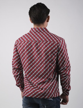 Camisa casual Pavini manga larga para hombre
