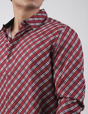 Camisa casual Pavini manga larga para hombre