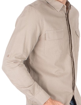 Camisa casual Generra manga larga para hombre