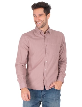 Camisa Casual Generra Manga Larga Para Hombre