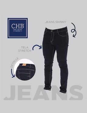 Jeans skinny Chb Chili Beans Clothing Co. diferentes diseños para hombre