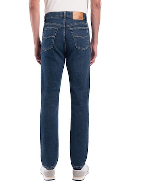 Jeans straight Oggi Jeans Power lavado obscuro para hombre