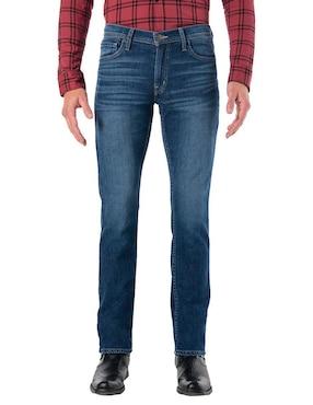 Jeans Straight Oggi Jeans Vaxter Lavado Medio Para Hombre