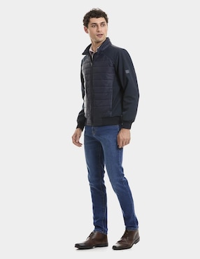 Chamarra casual Vittorio Forti capitonada para hombre
