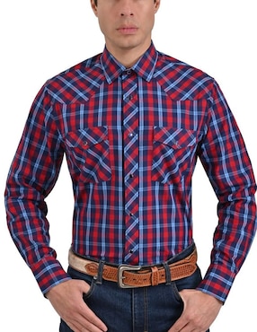 Camisa Casual Yale De Algodón Manga Larga Para Hombre