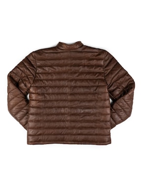 Chamarra acolchada Lastwolf de piel para hombre