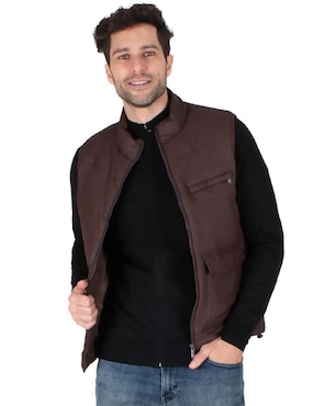 Chaleco Generra Impermeable Con Bolsillos Para Hombre