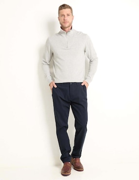 Pantalón de vestir slim Haggar de algodón para hombre