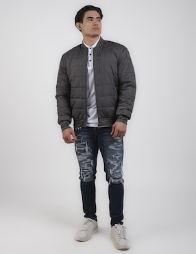 Chamarra casual Moderno con bolsillos para hombre