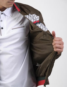 Chamarra casual Moderno con bolsillos para hombre
