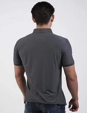Playera tipo polo Varesi VP-005-Charcoal para hombre
