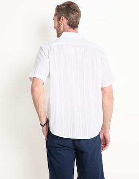 Camisa casual Old Navy de algodón manga corta para hombre