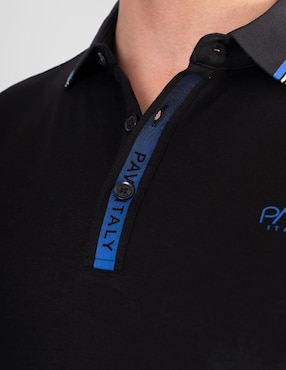 Playera tipo polo Pavi Italy 05-3094N para hombre